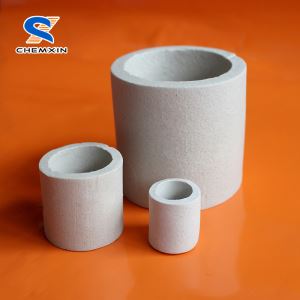 16 25 38 50 76mm Ceramic Raschig Ring com área de superfície altamente eficaz para absorver a torre